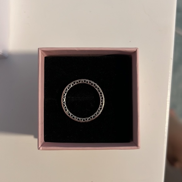 Sparkle and Hearts Pandora Ring - Picture 2 of 4